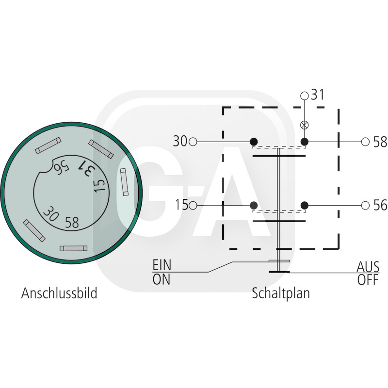 Interrupteur bouton poussoir